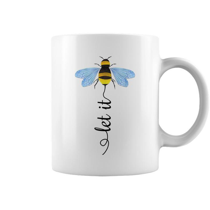 Let It Bee Art Bee Whisperer  Coffee Mug