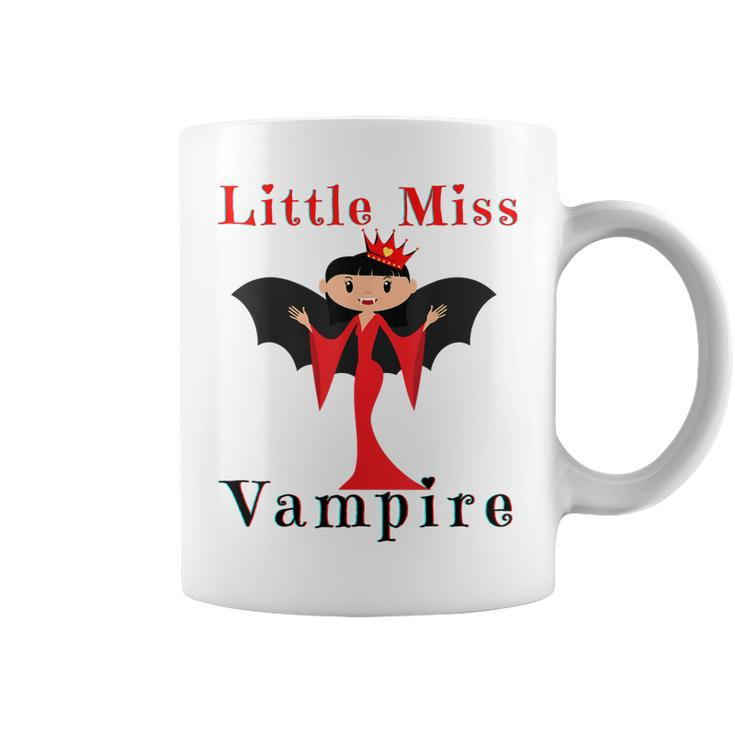 Little Miss Vampire Funny Halloween Toddler Girl Girly Girls  Coffee Mug