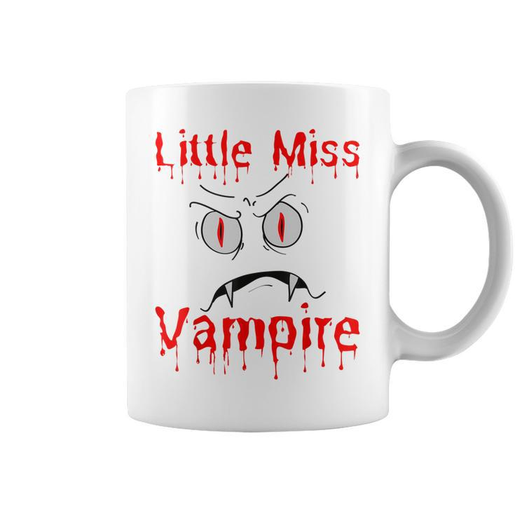Little Miss Vampire Halloween Costume Girl Funny Girls Scary  Coffee Mug
