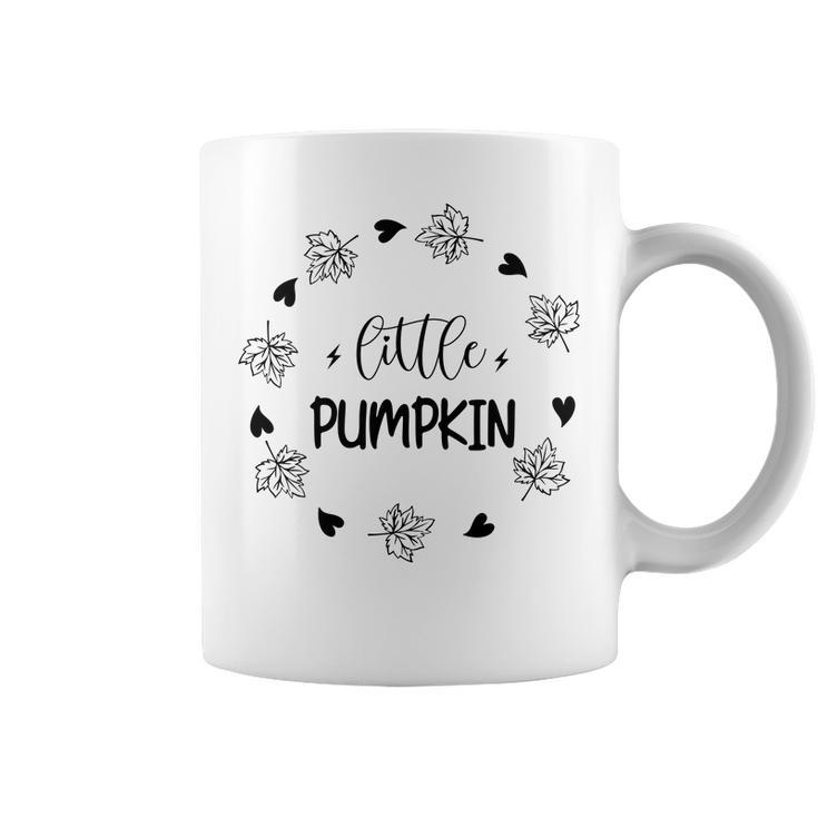 Little Pumpkin Leaves Fall Present Coffee Mug