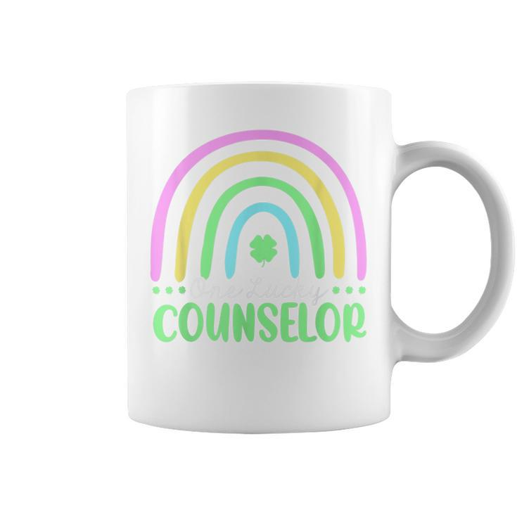 Lucky To Be A Counselor  School St Patricks Day Gift  Coffee Mug