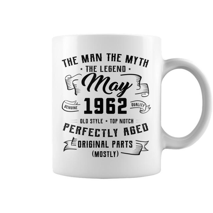 Man Myth Legend May 1962 60Th Birthday Gift 60 Years Old  Coffee Mug