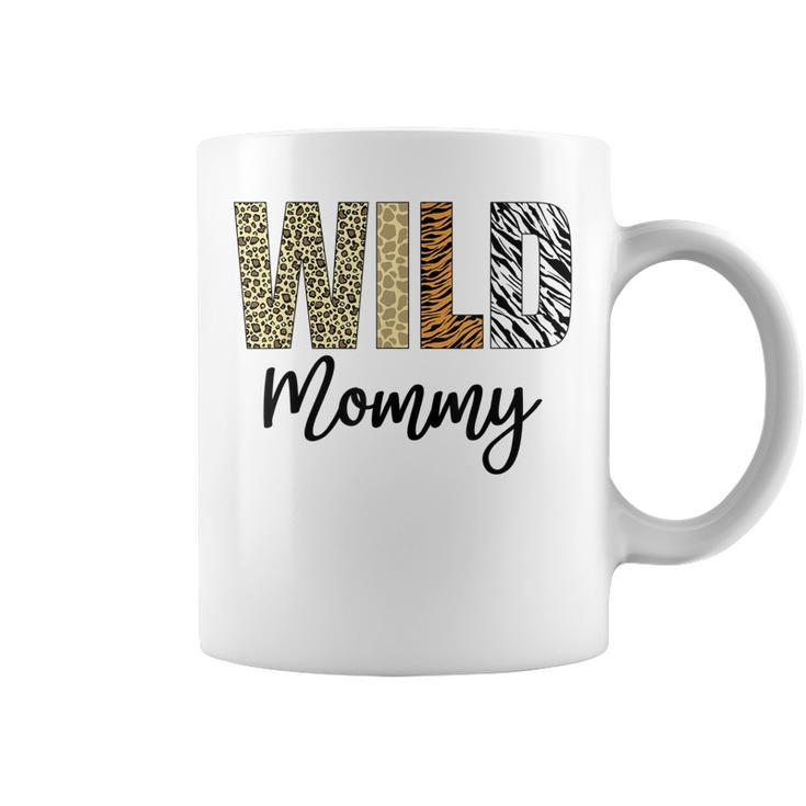 Mommy Of The Wild One Zoo Birthday Safari Jungle Animal  Coffee Mug
