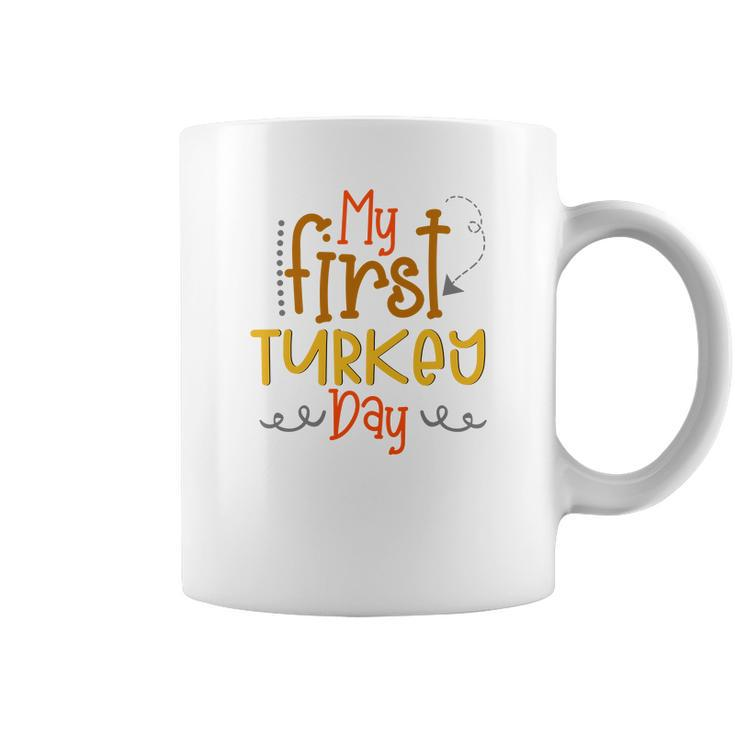 My First Turkey Day Fall Coffee Mug