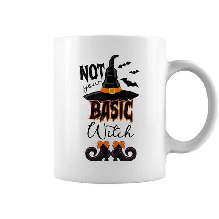 Not Your Basic Witch Halloween Costume Witch Bat  Coffee Mug