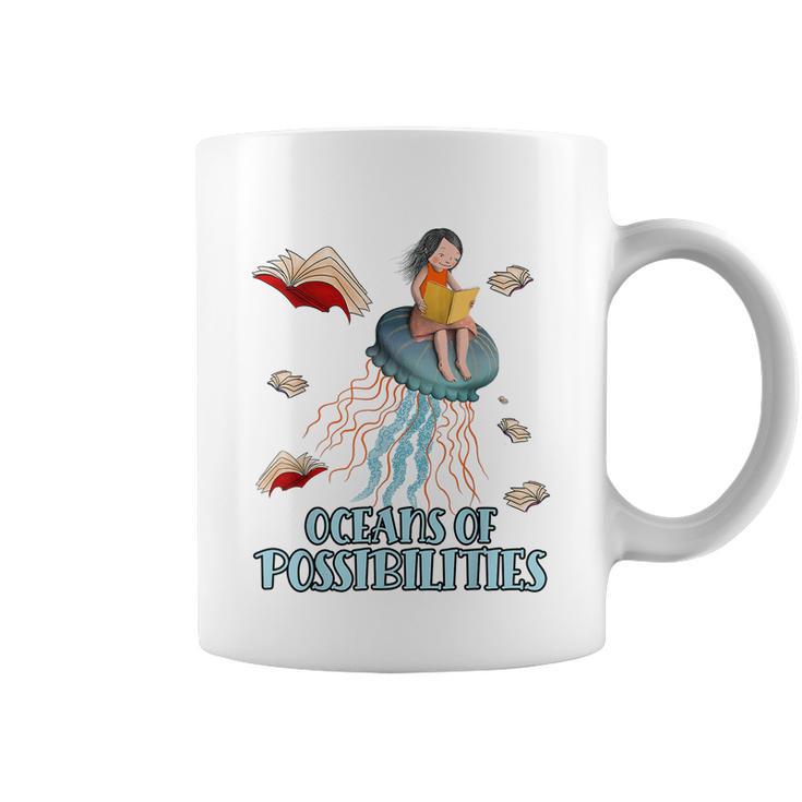 Oceans Of Possibilities Summer Reading 2022 Librarian Tshirt Coffee Mug