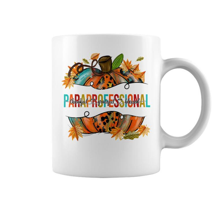 Paraprofessional Happy Fall Y’All Pumpkin Para Teacher Fall  Coffee Mug