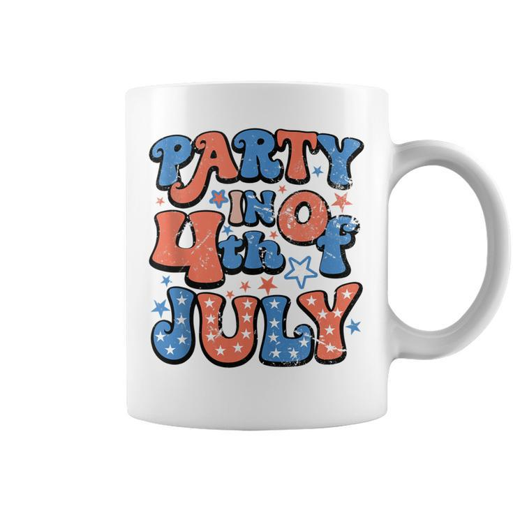Party In The Usa Fourth Of July  4Th Of July Vintage  Coffee Mug