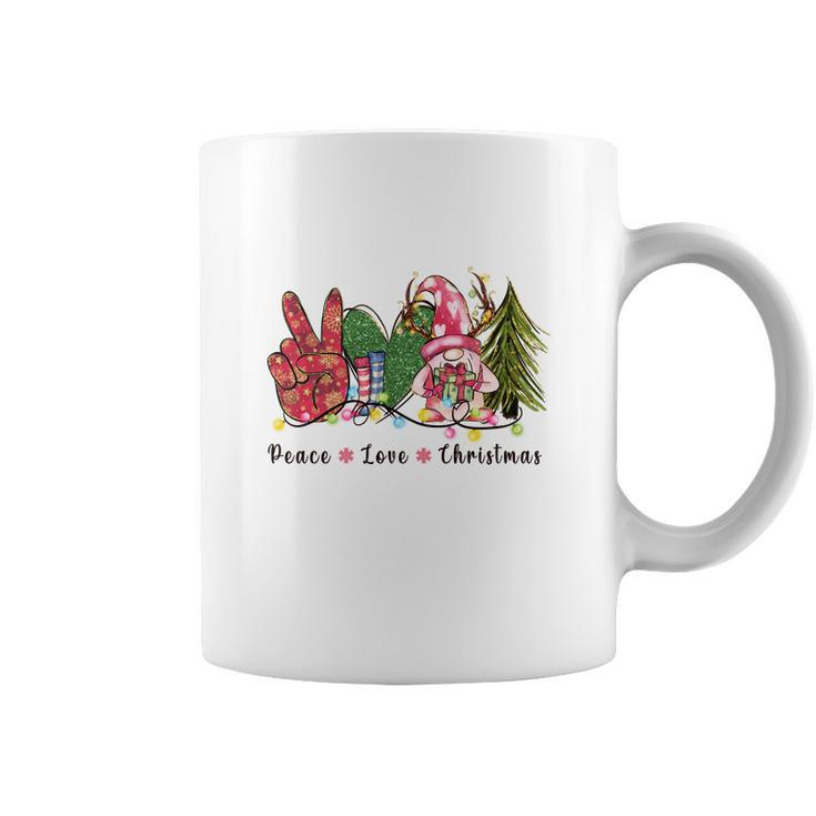 Peace Love Christmas Coffee Mug