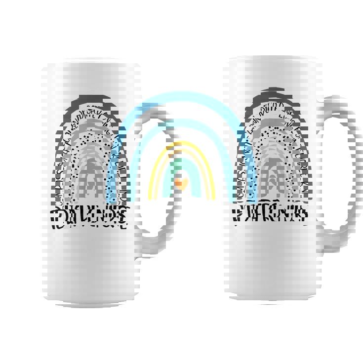 Pediatric Nurse Cute Rainbow Funny Pediatric Nurse Coffee Mug Pediatric Nurse Cute Rainbow Funny Pediatric Nurse Coffee Mug