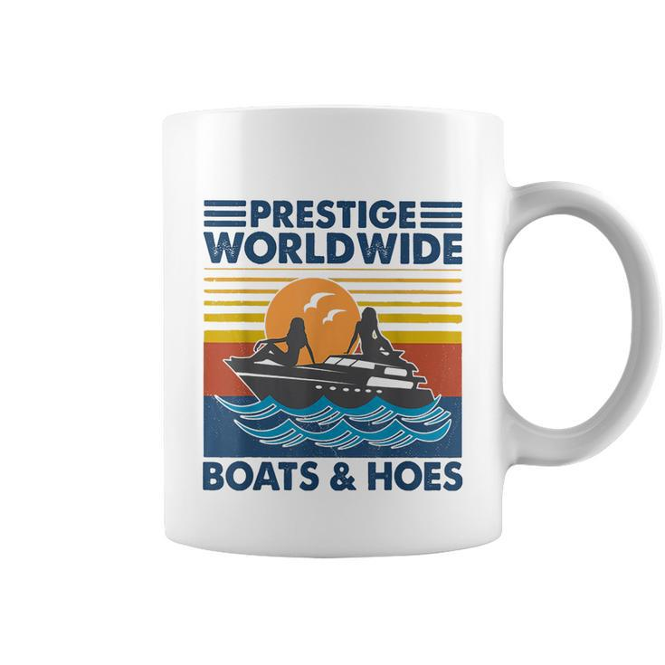 Prestige Worldwide Boats And Hoes Retro Vintage Tshirt Coffee Mug