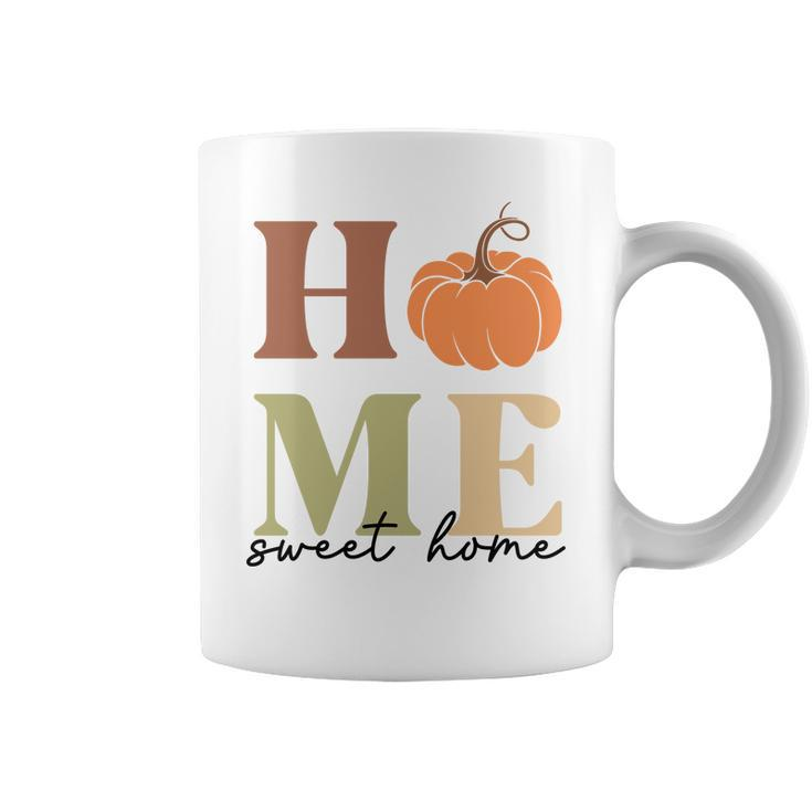 Pumpkin Home Sweet Home Cozy Fall Time Coffee Mug
