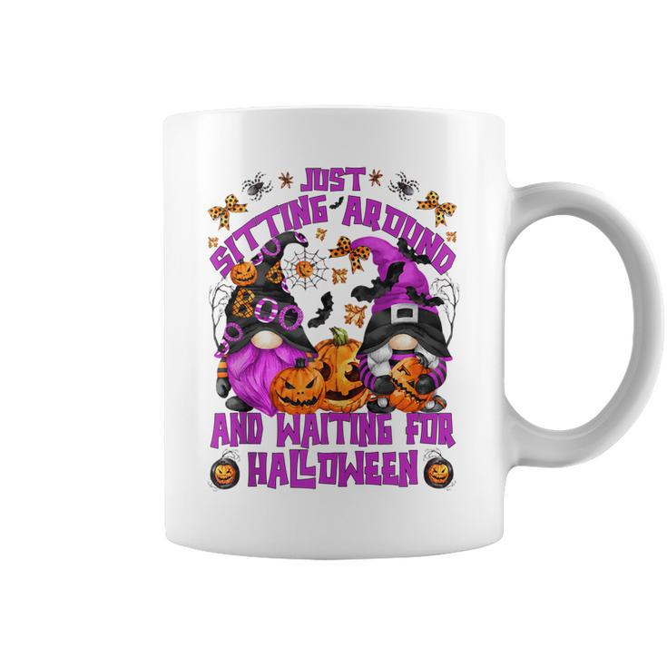 Purple Halloween Gnome For Women Witches Funny Witch Quote  Coffee Mug