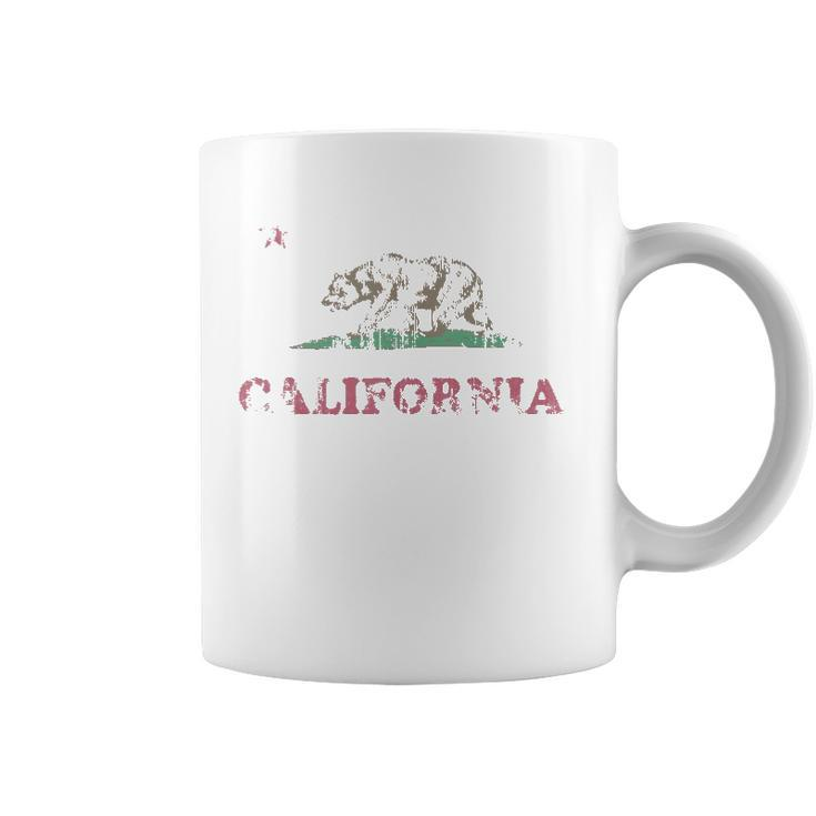 Retro California Republic Flag  V2 Coffee Mug