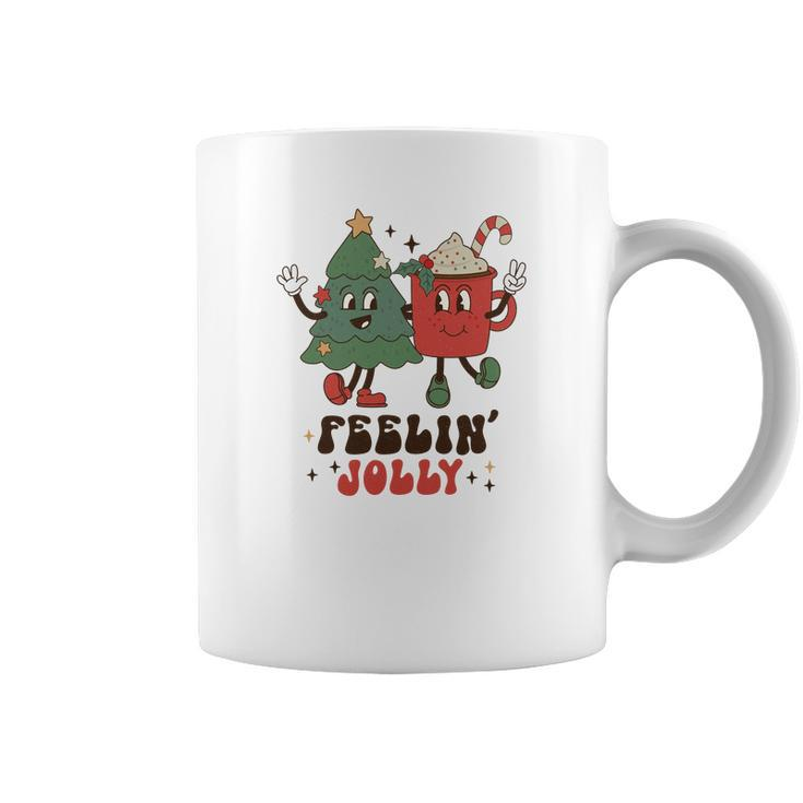 Retro Christmas Feeling Jolly V2 Coffee Mug