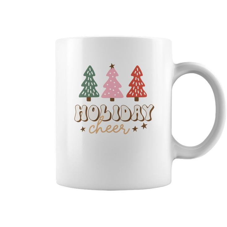 Retro Christmas Holiday Cheer Coffee Mug