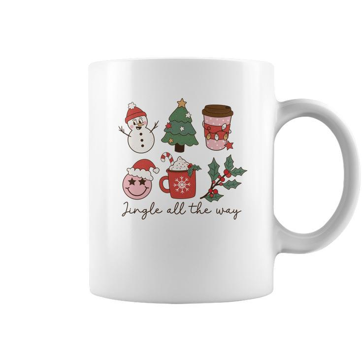 Retro Christmas Jingle All The Way Coffee Mug