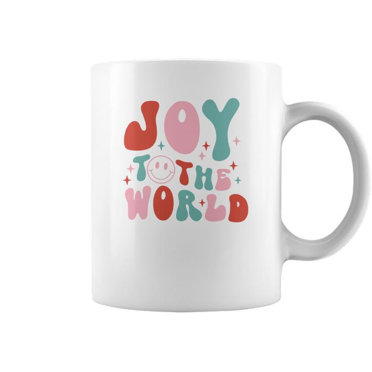 Retro Christmas Joy To The World Vintage Christmas Gifts Coffee Mug