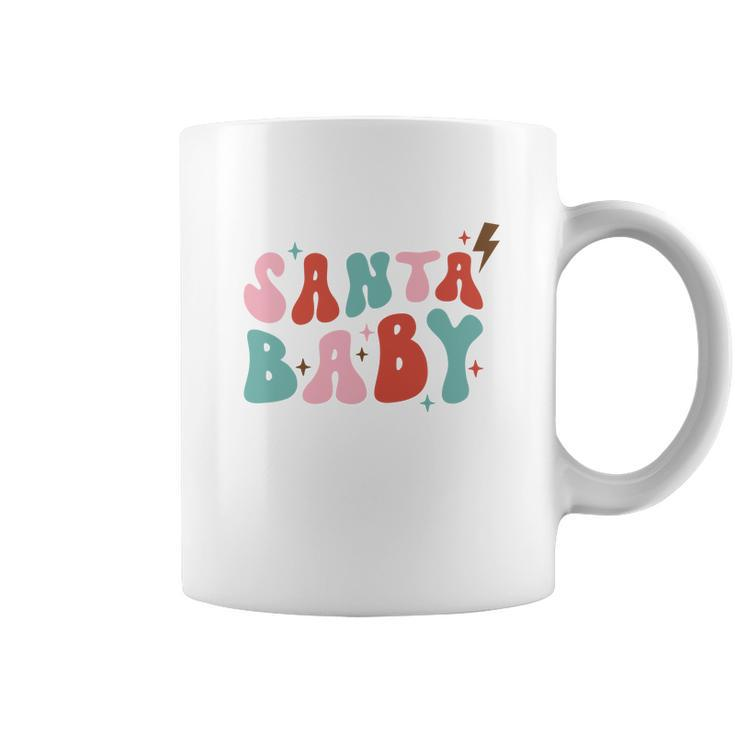 Retro Christmas Santa Baby Retro Santa Holidays Coffee Mug