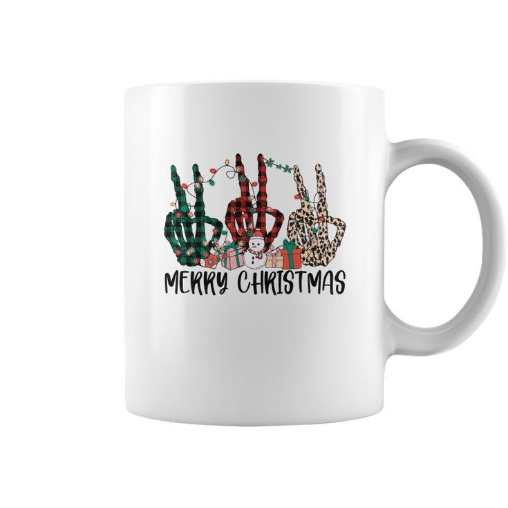 Retro Christmas Skeleton Merry Christmas Coffee Mug