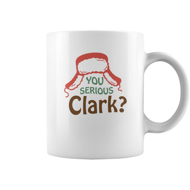 Retro Christmas You Serious Clark Coffee Mug
