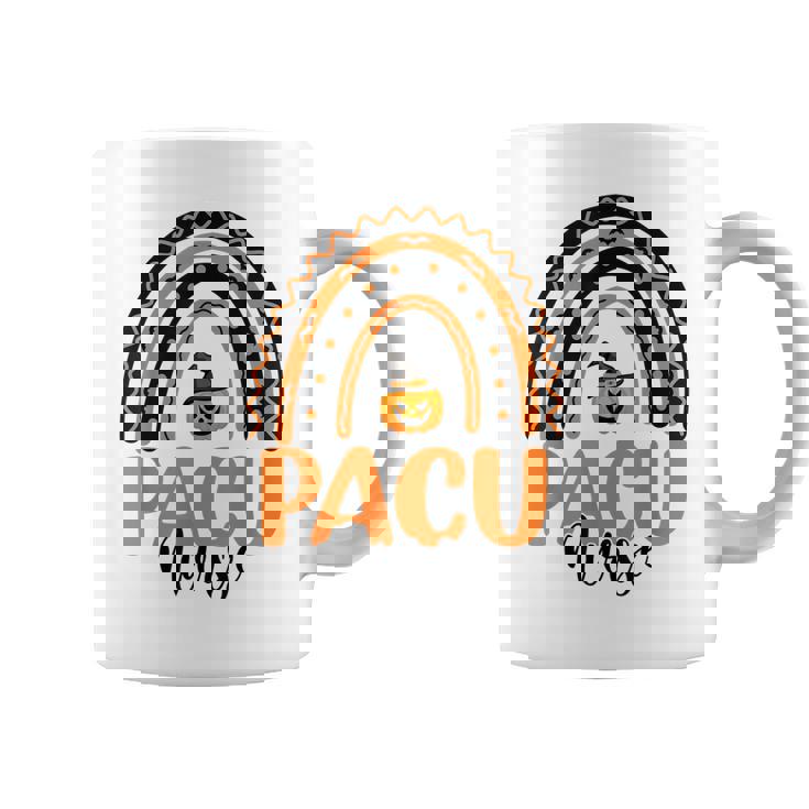 Scary Halloween Pacu Nurse Rainbow Post Anesthesia Care Unit Coffee Mug