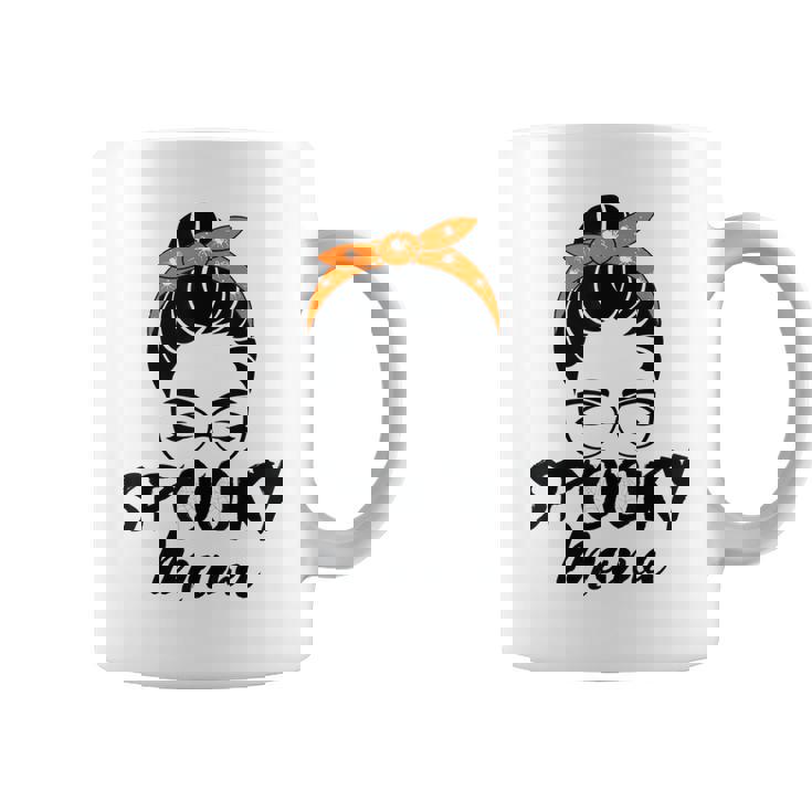 Spooky Mama Humor Mom Halloween Party 2021  For Mother  Coffee Mug