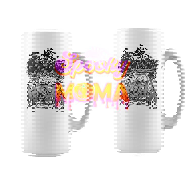 Spooky Mama Jack O Lantern Halloween Mama Pumpkin  Coffee Mug