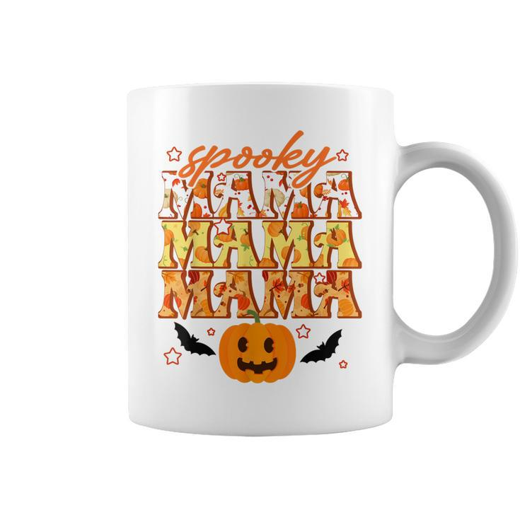 Spooky Mama Spooky Season Funny Halloween Mom Mommy Gifts  Coffee Mug