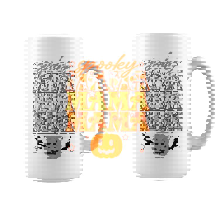 Spooky Mama Spooky Season Funny Halloween Mom Mommy Gifts  Coffee Mug