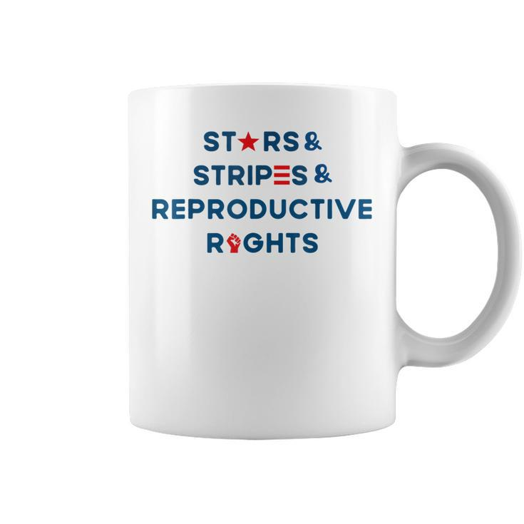 Stars Stripes Reproductive Rights 4Th Of July American Flag  V3 Coffee Mug