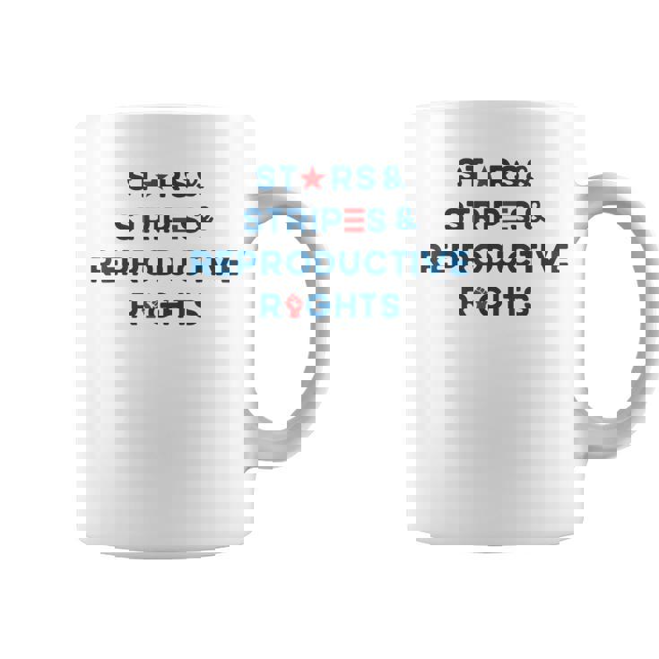 Stars Stripes Reproductive Rights 4Th Of July American Flag  V3 Coffee Mug
