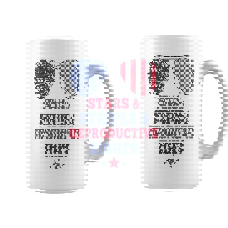 Stars Stripes Reproductive Rights American Flag 4Th Of July  Coffee Mug