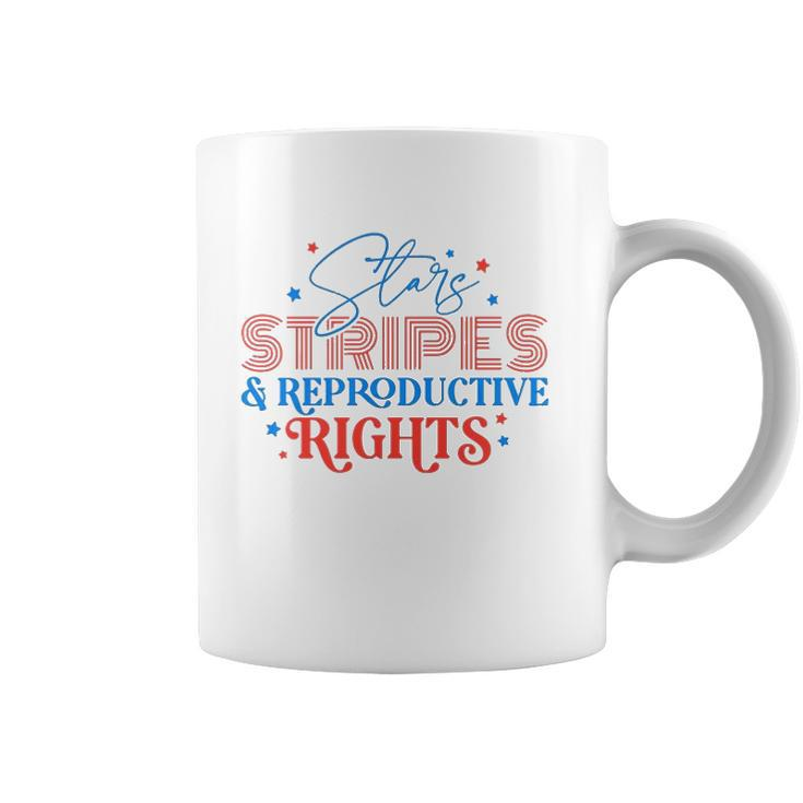 Stars Stripes Reproductive Rights Patriotic 4Th Of July 1973 Protect Roe Pro Choice Coffee Mug