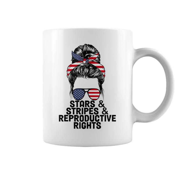 Stars Stripes Reproductive Rights Patriotic 4Th Of July  V14 Coffee Mug