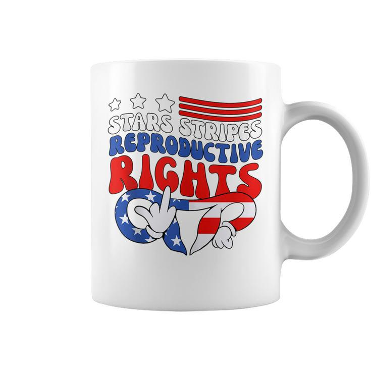 Stars Stripes Reproductive Rights Patriotic 4Th Of July  V18 Coffee Mug