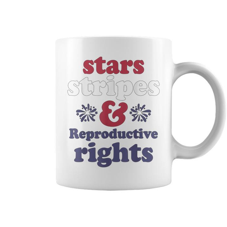 Stars Stripes Reproductive Rights Patriotic 4Th Of July  V4 Coffee Mug