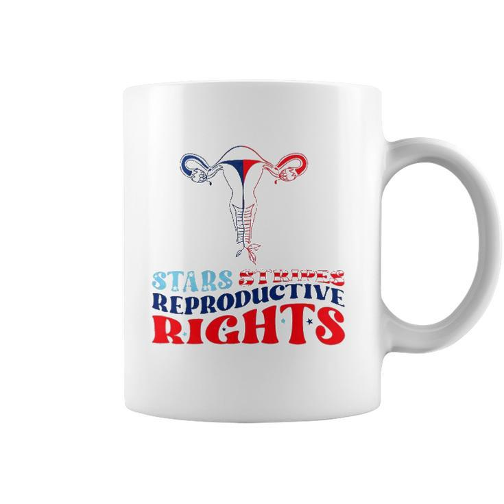Stars Stripes Reproductive Rights Roe V Wade Overturned Coffee Mug