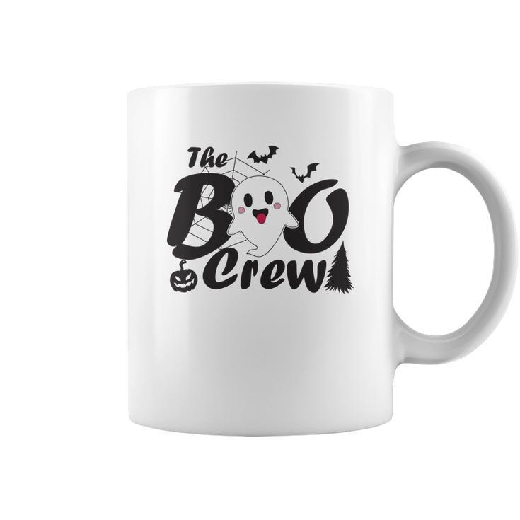 The Boo Crew Cute Ghost Happy Halloween Coffee Mug