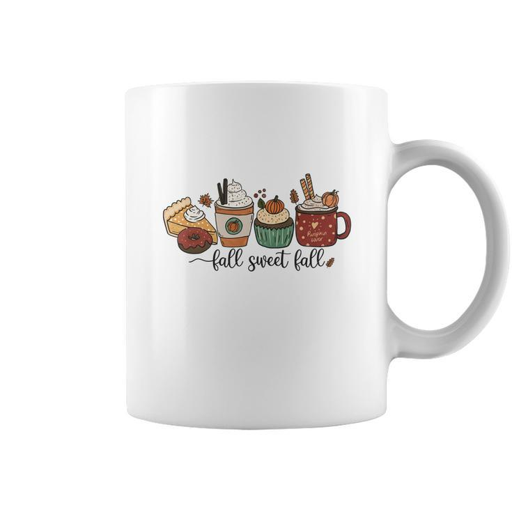 Things Fall Sweet Fall Pumpkin Pie Latte Cupcake Coffee Mug