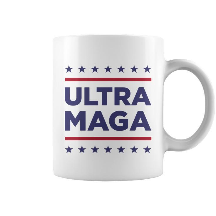 Ultra Maga American Flag Tshirt V4 Coffee Mug
