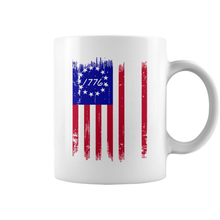 Ultra Maga Betsy Ross Usa Flag Trump 2024 Anti Biden Coffee Mug