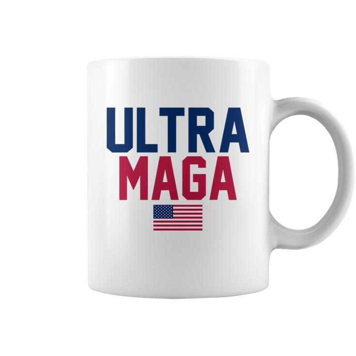 Ultra Maga Shirt Funny Anti Biden American Flag Pro Trump Trendy Tshirt Coffee Mug