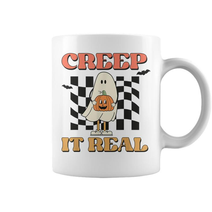 Vintage Retro Cute Creep It Real Halloween  Coffee Mug
