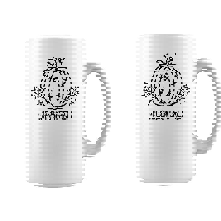 Welcome Fall Sweater Weather Season Coffee Mug