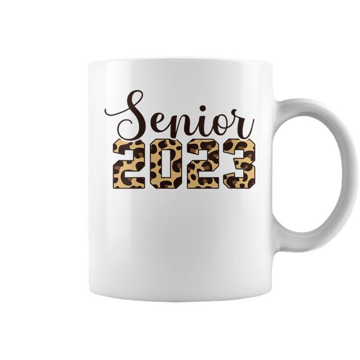 Womens Class Of 2023 Graduation Men Women Leopard Senior 2023  Coffee Mug