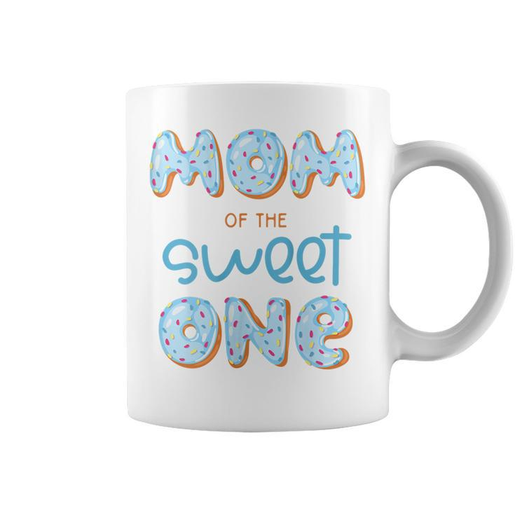 Womens Mom Of The Sweet One Donut Boy 1St Birthday Party Mommy Mama  Coffee Mug