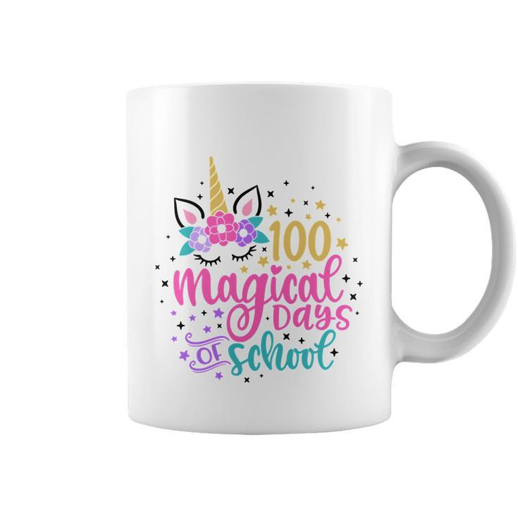 100 Magical Days Of School Cute Unicorn Back To School Coffee Mug
