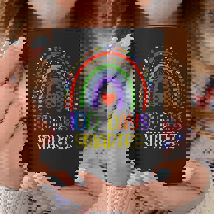 100 Days Smarter Happy 100Th Day Of School Rainbow Leopard Coffee Mug Personalized Gifts 100 Days Smarter Happy 100Th Day Of School Rainbow Leopard Coffee Mug Personalized Gifts