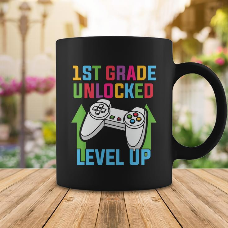 1St Grade Unlocked Level Up Back To School First Day Of School Coffee Mug Unique Gifts